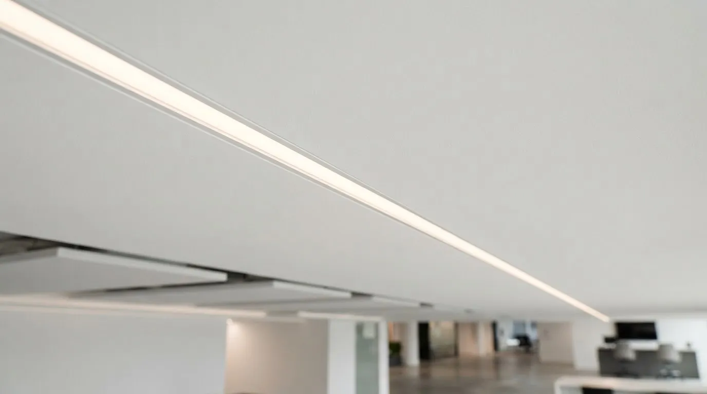 Nuevo punto de luz e interruptores instalados de forma limpia en una vivienda
